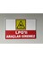Lpg'li Araçlar Giremez Levha 20X30CM 25X35CM Pvc Foreks 1