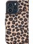 Apple iPhone 13 Pro Uyumlu Deri Cüzdanlı Kılıf Leopar Desen 3