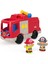 HDJ24 Fisher-Price® Little People Yardımsever Itfaiye Aracı, 1-5 Yaş 5