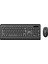 Lenovo Lecoo KW202 Kablosuz Q Trk Optic Mouse Siyah Standart Klavye - Mouse Set 1