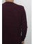 Fistan Store Erkek Bordo Desenli Spor Kesim Normal Kalıp Bisiklet Yaka Selanik Kumaşlı Kışlık Kazak 4