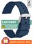 Tcl Movetime MT42-MT42X Family Saat Uyumlu Lacivert Renk Silikon Saat Kordonu 71GMS 1