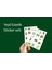 Vsco Yeşil Aesthetic Planner Bullet Journal Laptop Notebook Tablet Sticker Set 3,5cm - 30 Adet 1