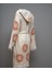 Güneş Desenli Pamuklu Müslin Kimono Bornoz Kaftan Sabahlık 2