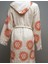 Güneş Desenli Pamuklu Müslin Kimono Bornoz Kaftan Sabahlık 3