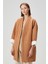 Quilted Keten Ceket Indian Tan / Ekru 3