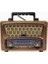 M-1805bt Bluetooth Retro Radyo Am/Fm/Sw 3 Band Taşınabilir Hoparlör Mp3 Çalar,Tf Kart, Uzaktan Kumandalı 2