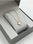 Çelik Çift Taraflı Tek Yoncalı Sedef Kolye Van Cleef Model TRKOLYE50340 2