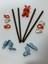 Sushi Chopstick ve Tutma Aparatı 13 Parça 5