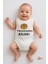 Yengesinin Aslanı Baskılı Çıtçıtlı Ribana Bebek Zıbını | Pamuk Body Tulum | 6-12-18-24-36 Ay 1