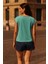V Yaka Dantelli Mint Yeşili Kadın Bluz 25Y1206K1 3