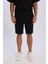 Regular Fit Bermuda Siyah Erkek Şort D9451AX/BK27 1