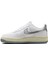 Air Force 1 Lv8 3 Leather Unisex Sneaker Swoosh Hakiki Deri Günlük Spor Ayakkabı Beyaz 2