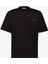 T-Shirt With Side Slits And Contrasting Details Black 1