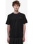T-Shirt With Side Slits And Contrasting Details Black 2