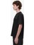 T-Shirt With Side Slits And Contrasting Details Black 5