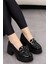 Msn 901 Yüksek Tabanlı Toka Detaylı Loafer 4