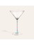 Loess Cam Kadeh 230 Ml Pembe - Mavi 1