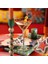 Loess Cam Kadeh 230 Ml Pembe - Mavi 2
