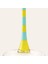 Loess Cam Kadeh 180 Ml Mavi - Sarı 4