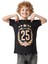 Lisanslı 2025 Şampiyonluk Özel Siyah Çocuk T-Shirt 2