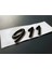 Porsche Uyumlu 911 Gloss Black Bagaj Yazısı 1
