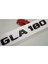 Gla 180 Uyumlu Bagaj Parlak Siyah Abs 3m 3D Yazı Logo 1