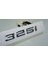 325I Bagaj Krom Metal 3m 3D Yazı Logo Bmw Ile Uyumlu 1