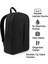 Fashion 15.6" Notebook Bilgisayar Laptop Sırt Çantası Su Geçirmez Kumaş ve Fermuarlı Siyah Siyah Laptop Çantası 1 1