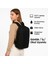 Fashion 15.6" Notebook Bilgisayar Laptop Sırt Çantası Su Geçirmez Kumaş ve Fermuarlı Siyah Siyah Laptop Çantası 1 2