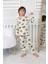 Transportation Veichle Desenli Çocuk Pijama Takımı (Alt-Üst) Bej 3-8 Yaş 3