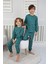 Yılbaşı Temalı Baston Şeker Desenli %100 Pamuk Unisex Pijama Takımı 3