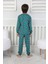 Yılbaşı Temalı Baston Şeker Desenli %100 Pamuk Unisex Pijama Takımı 5