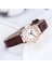 Dubhe Kahverengi Yuvarlak Vintage&retro Saat 3