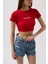 Nepo Baskılı Crop T-Shirt 4