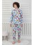 Süper Arabalar Desenli Uzun Kollu Çocuk Pijama Takımı 9-13 Yaş 1