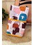 Kuzular Desenli Sıvı Geçirmez Unisex Aktivite ve Mama Önlüğü 6-24 Ay 4