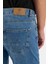 Stretch Denım Mavi Erkek Jean 5