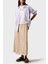 Logolu % 100 Pamuk Regular Fit Bisiklet Yaka T Shirt LV047B851GYAA Bayan T Shirt LV047B851G Yaa 2