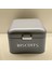 Home Biscutis Galvaniz Metal Saklama Kutusu - Gri 3