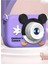 Mini 1080P Hd Çocuk Kamera Dijital Fotoğraf Makinesi 2.0 Inç Ekran 5 Adet Oyun Mor 1