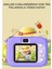 Mini 1080P Hd Çocuk Kamera Dijital Fotoğraf Makinesi 2.0 Inç Ekran 5 Adet Oyun Mor 3