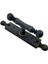 Antika Tarz Dekoratif Pirinç Misket Pencere Kolu - 165X32 Mm, Oksit 1