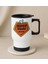Kişiye Özel Babalar Günü Tasarımlı Kulplu Beyaz Çelik Bardak Termos Mug 450ML-4, Babalar Günü , Babaya 1