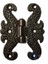 Zamak Kelebek Menteşe - Büyük, 50X67MM, Oksit, 100 Adet 1