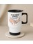 Kişiye Özel Babalar Günü Tasarımlı Kulplu Beyaz Çelik Bardak Termos Mug 450ML-8, Babalar Günü , Babaya 1