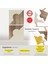 Kendinden Yapışkanlı Parke Yer Kaplaması Pvc Parke Beyaz Huş Antik 40X40 cm 0,64 M²/4 Adet 3