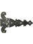 Dekoratif, Sac Tek Kuyruklu Menteşe - 69X102 Mm, Büyük, Antik, 1 Adet 1