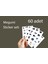 Jujutsu Kaisen Megumi Fushiguro 60 Adet Sticker Seti -2cm - Anime Sticker 1