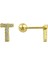 Gold Harf Piercing - T Harfpiercing 1